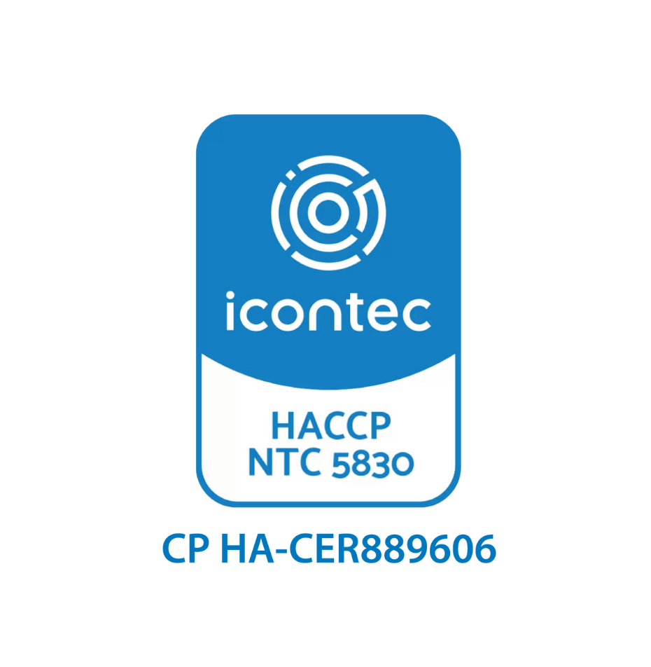 Logo de la certificación HACCP del Icontec