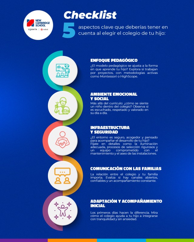 Infografía con los cinco